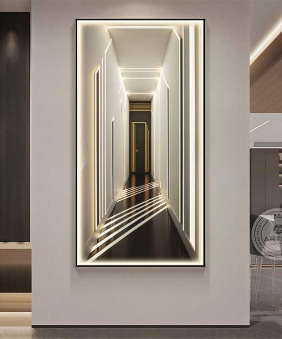 3D Effect Modern Italian Style New Collection With Lighting
